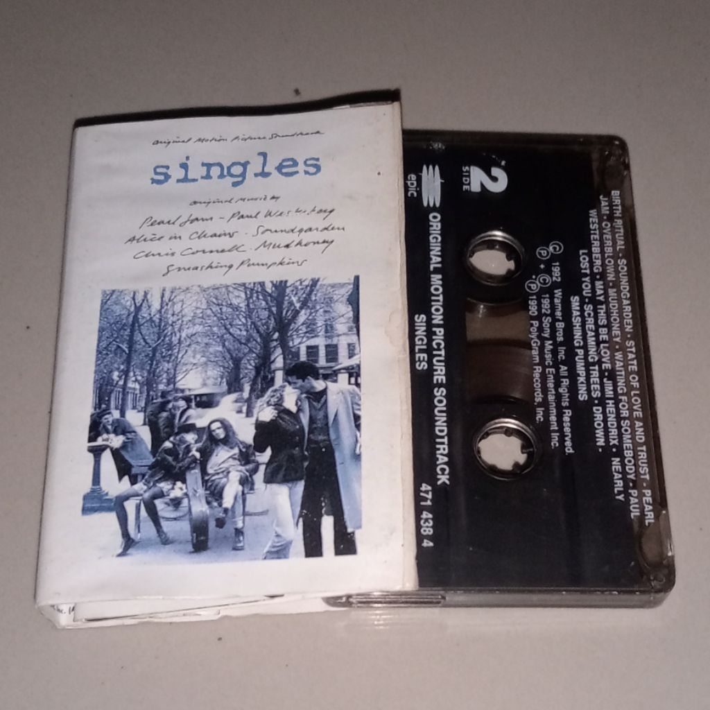 Kaset OST. Singles (Alice in Chains, Soundgarden, Pearl Jam, Jimi Hendrix, dll)