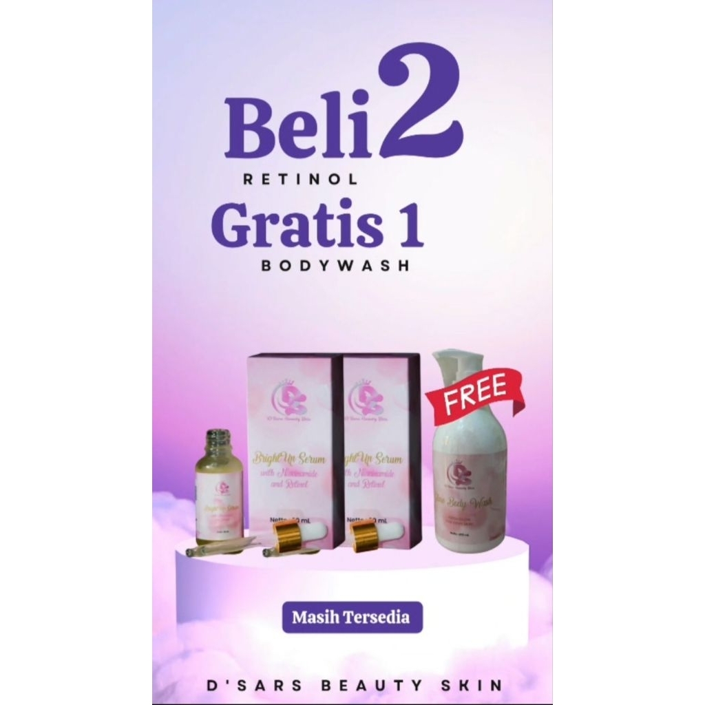 Serum Retinol D'sars Beli 2 Gratis 1