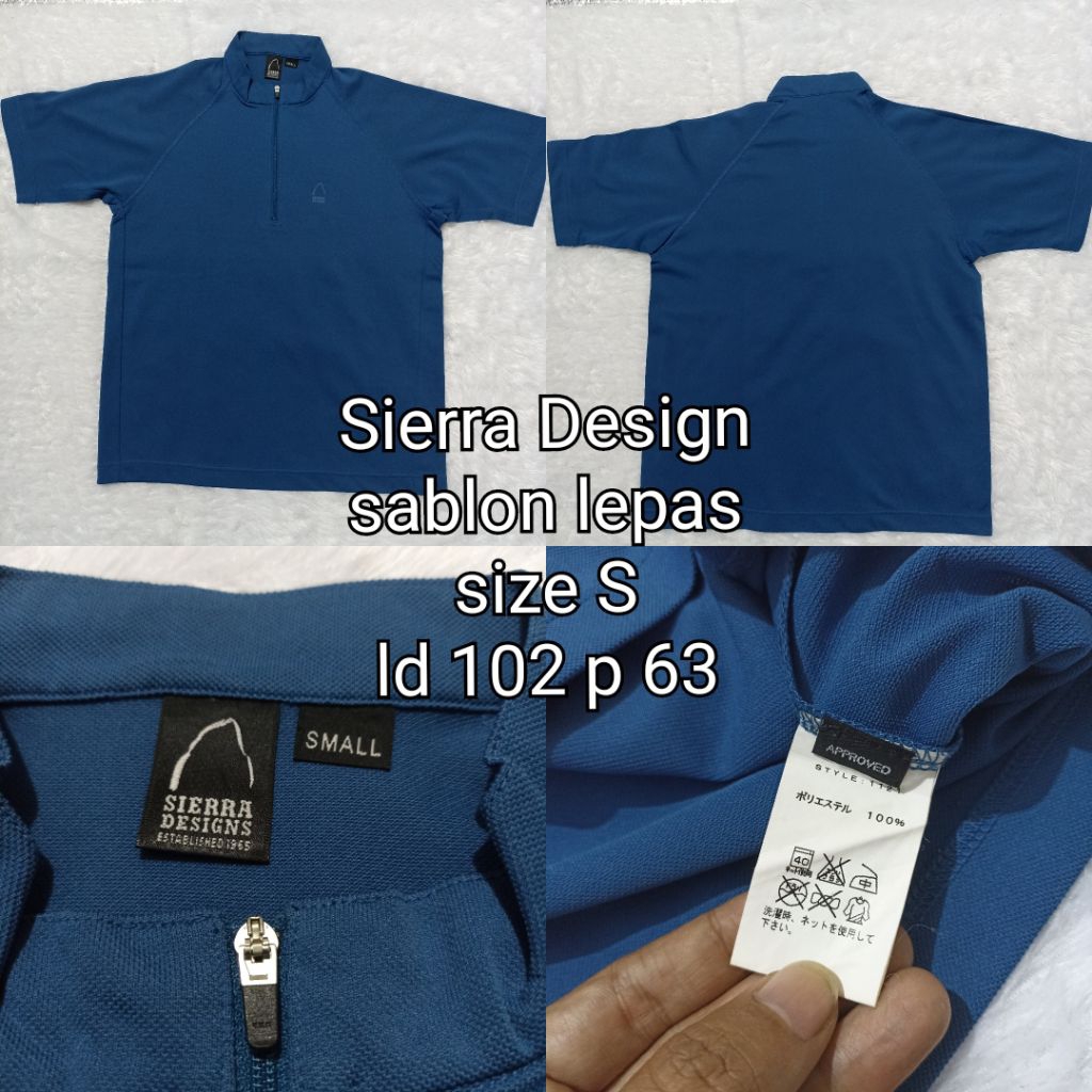 Sierra Design | baselayer gunung second brand lengan pendek | size S