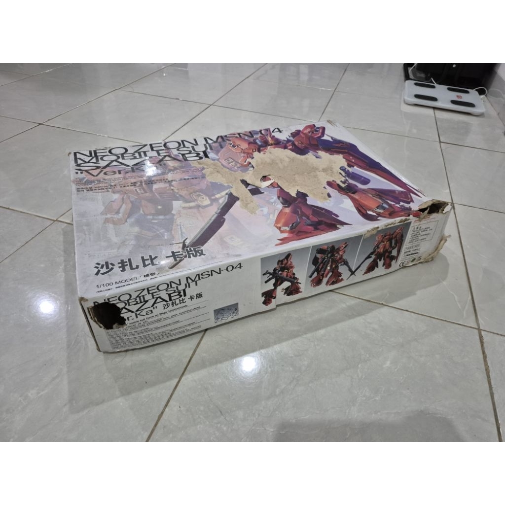 MG Sazabi ver.ka Belum Rakit Daban