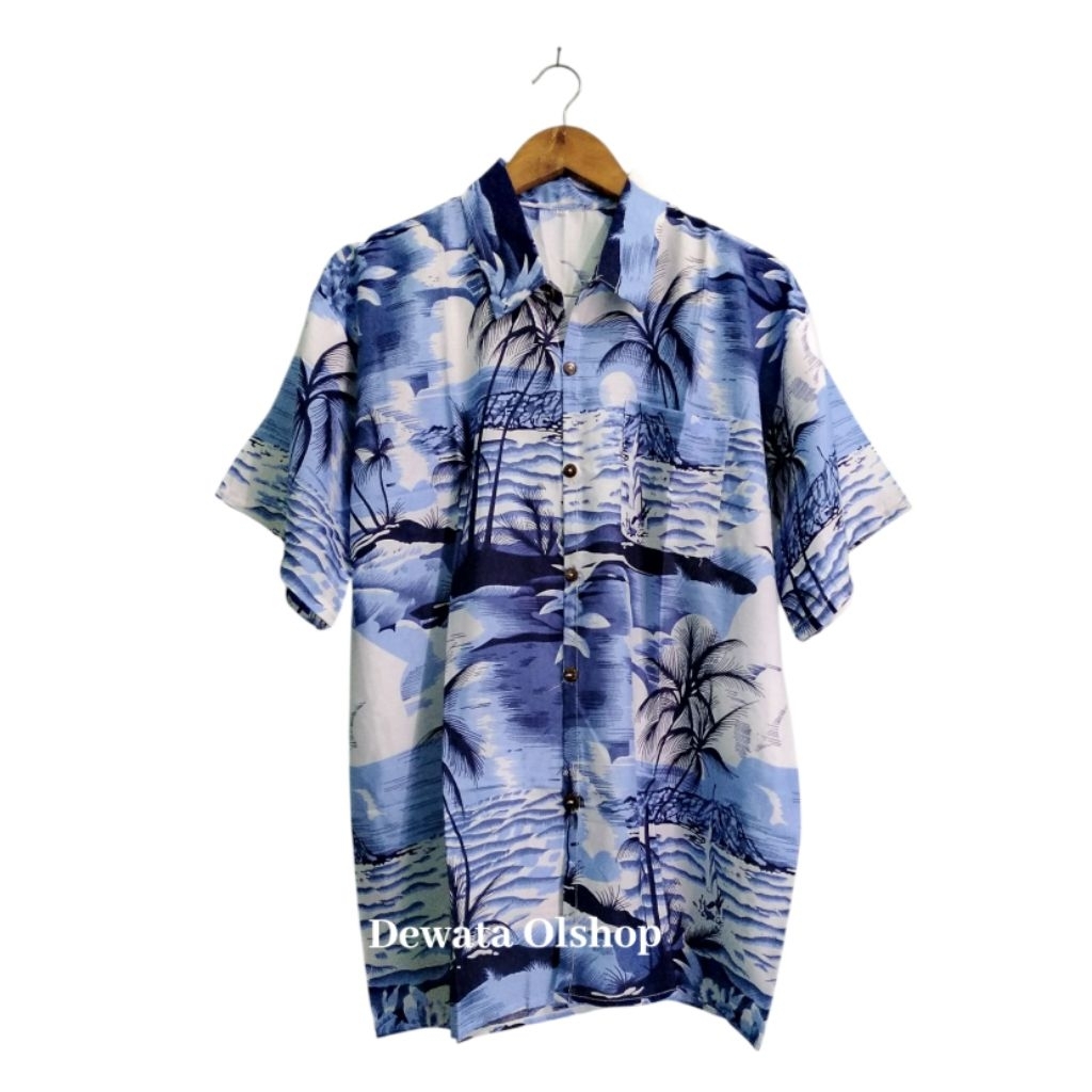 Kemeja Pantai Pria Ukuran XXL JUMBO / Kemeja Hawai Pria Adem