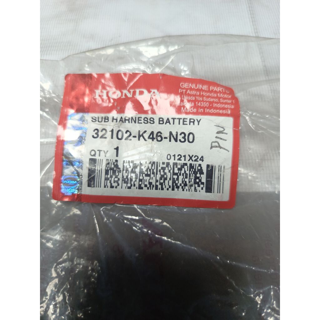 kabel aki / kabel accu VARIO 110 ESP 2015-2019 HONDA 32102-K46-N30