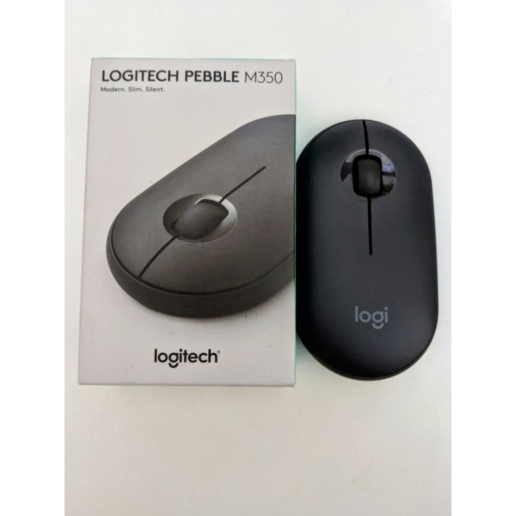 Mouse Logitech Pebble M350 Fullset Ori second