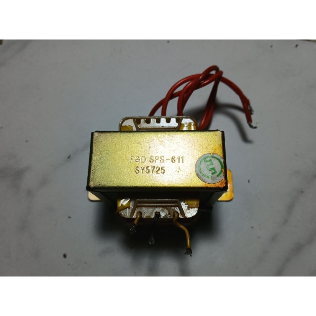 Trafo CT bekas speaker aktif F&D Ori