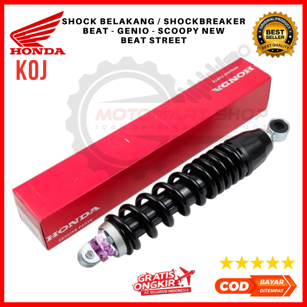Shock Belakang Beat New Ori / Shock Belakang Genio / Shock Honda Scoopy FI New - K0J