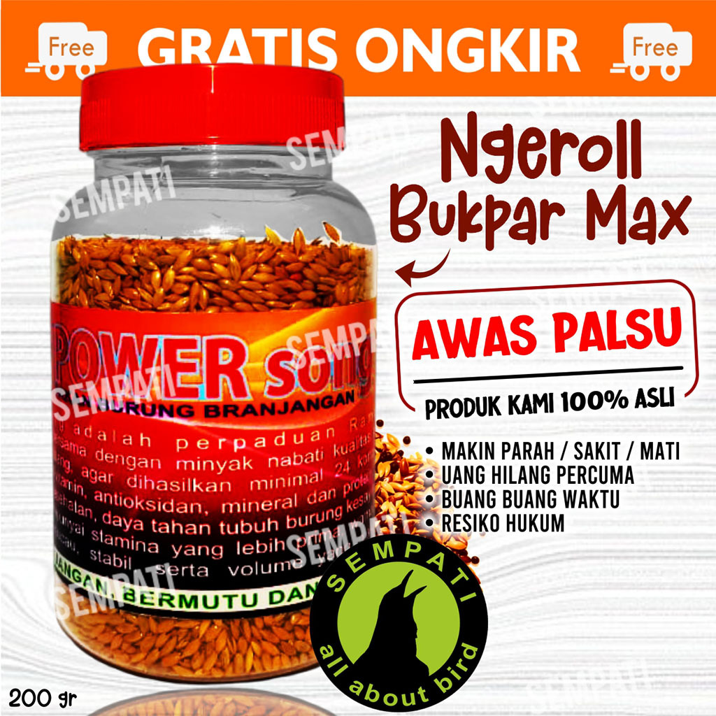 SEMPATI POWER SONG PAKAN BRANJANGAN POWER SONG PAKAN BURUNG BRANJANGAN LARK MAKANAN HARIAN SUPER POW