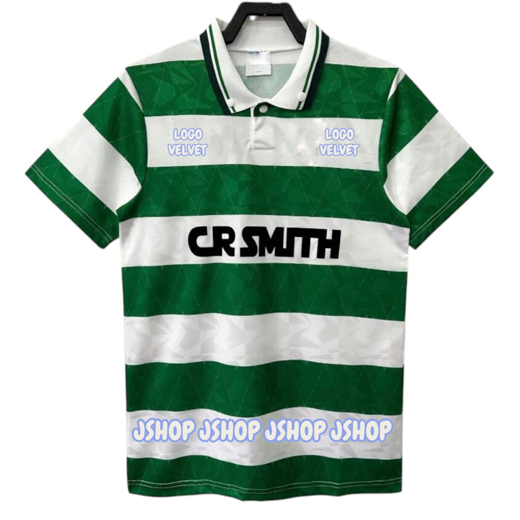 JERSEY BAJU BOLA RETRO CELTIC HOME 1989 JERSEY BOLA RETRO BLOKCORE 1989