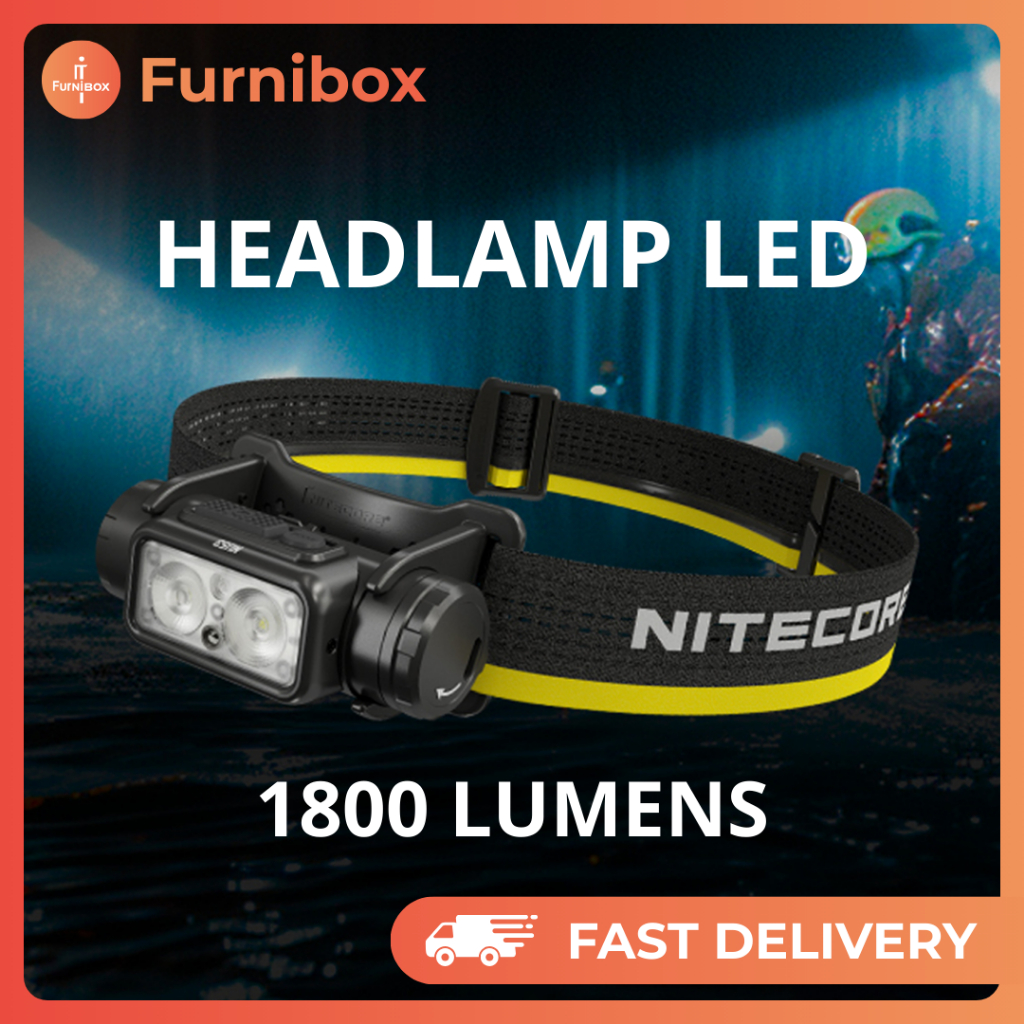 Senter Kepala Super Terang Anti Air Senter Kepala Zoom 1000 Lumen