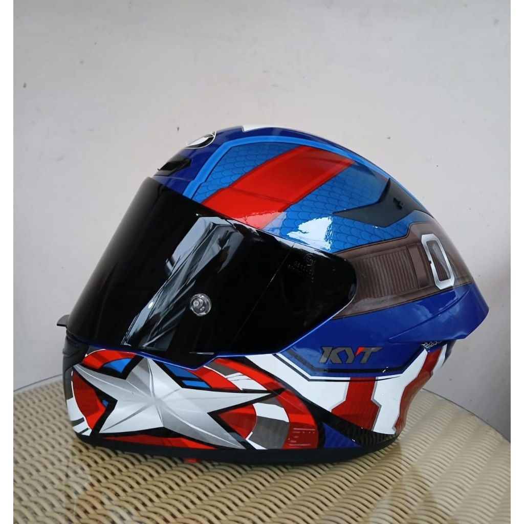 Helm KYT TTC Captain America (Marvel Series) Limited Edition