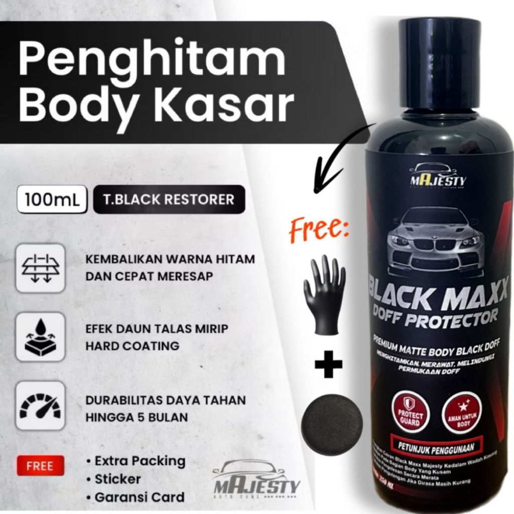 Penghitam Body Doff Mobil & Motor