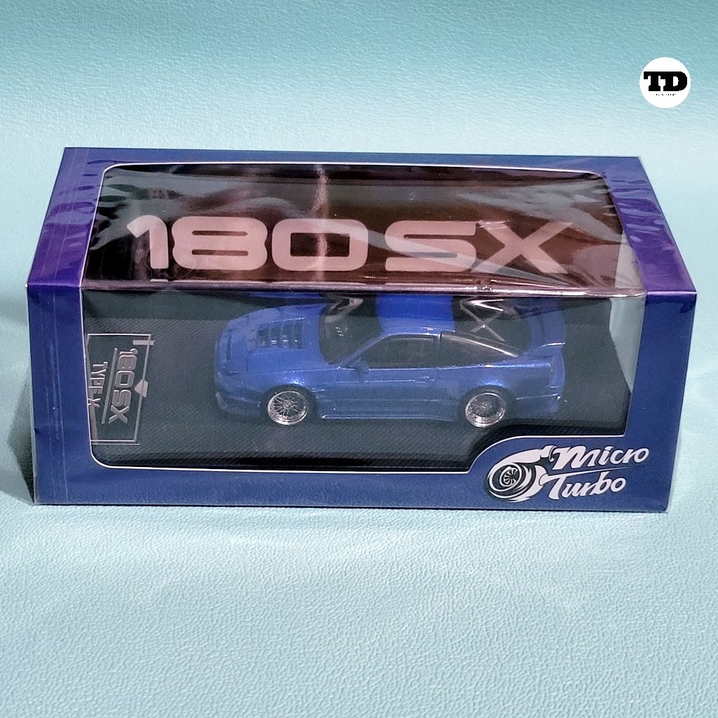 Diecast 1:64 Micro Turbo 180SX Type X Metallic Blue