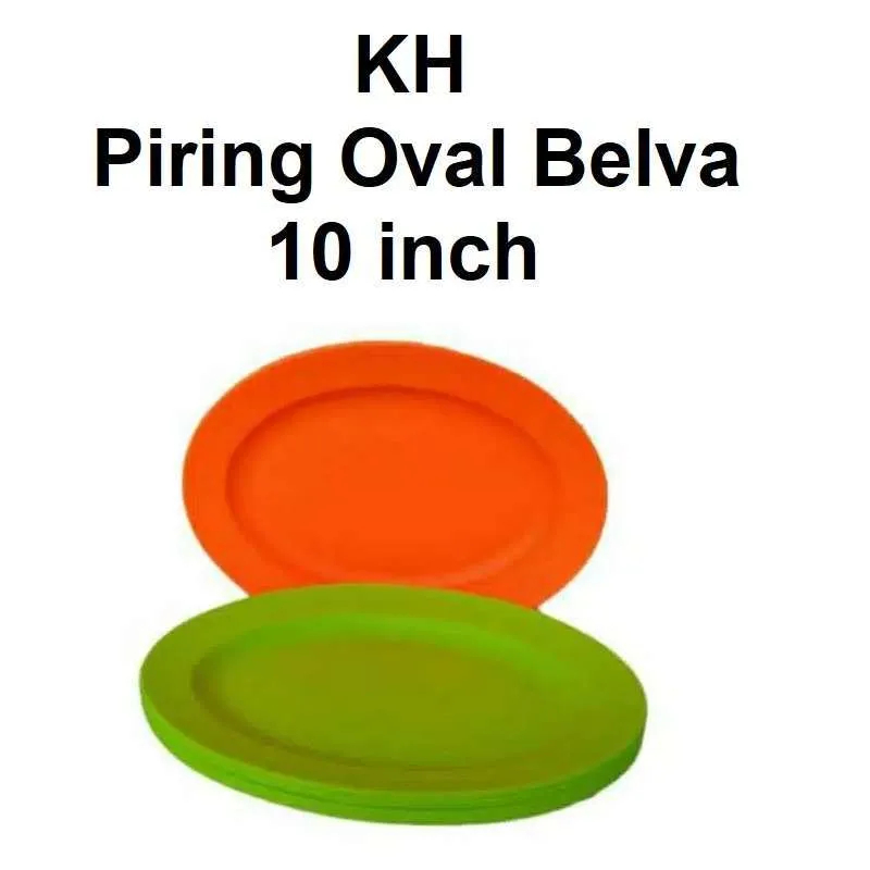 KH Piring Plastik Belva Oval 10 Inch