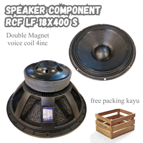 SPEAKER COMPONENT RCF LF 18X400 S 18 INCH DOUBLE MAGNET LF 18X400S