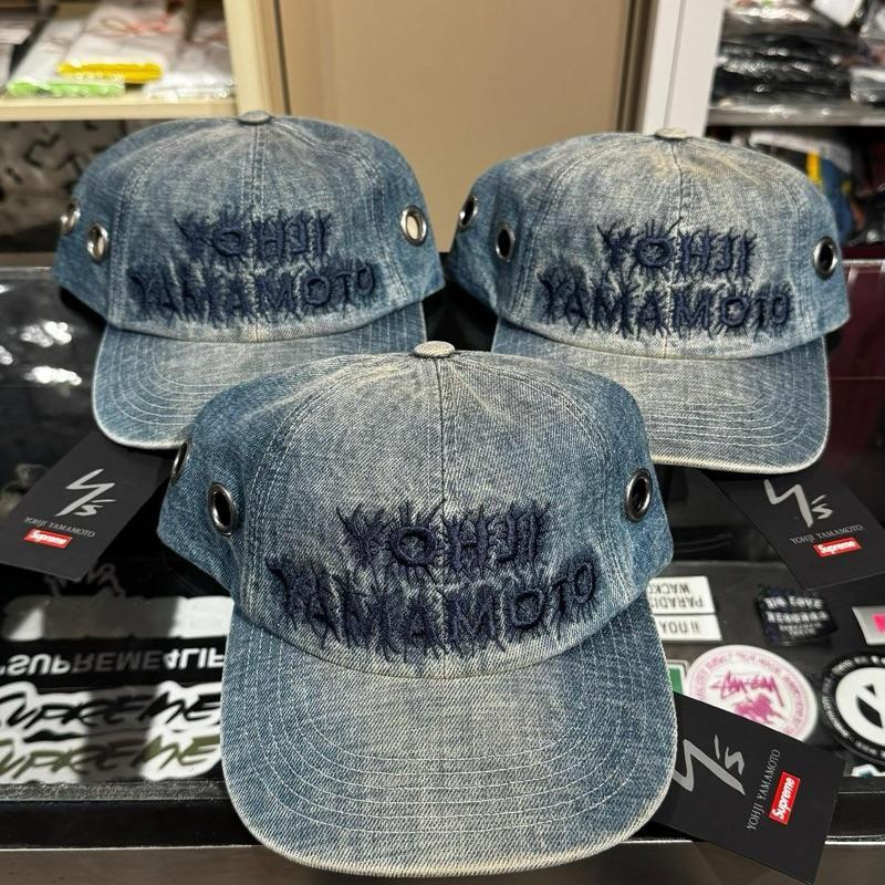 SUPREME X YOHJI YAMAMOTO Y'S GROMMET 6-PANEL CAP FW25