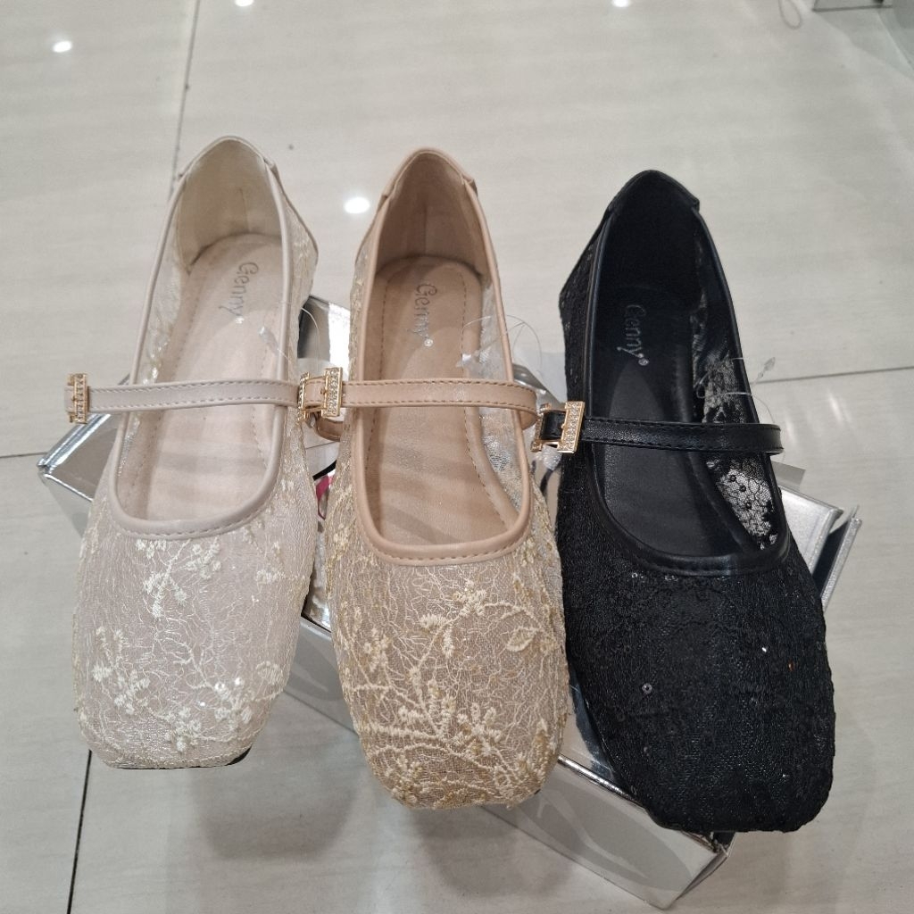 Sepatu Mary Jane Wanita Brand GENNY ORI