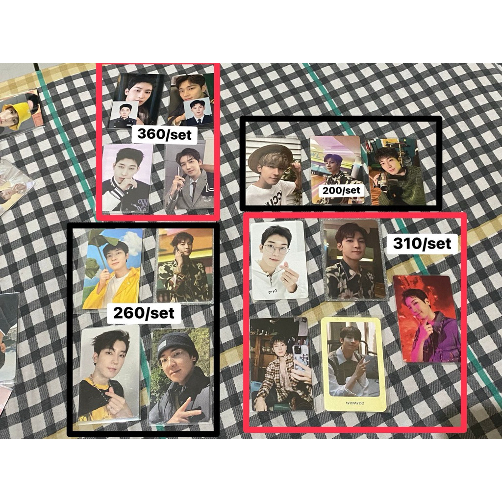 [Official] Photocard aab wonwoo seventeen pilot set