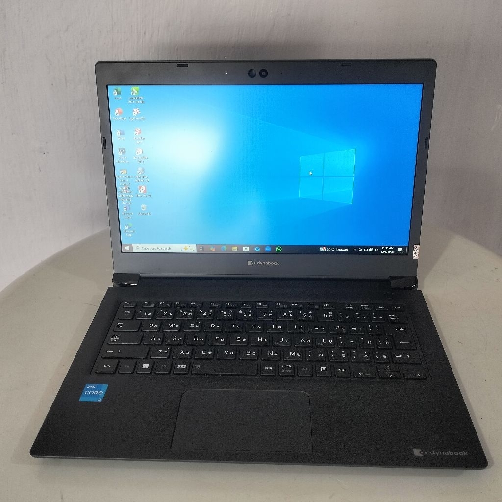 laptop second laptop bekas toshiba core i3 gen 11 ram 8gb SSD 256gb 13,3" bergaransi