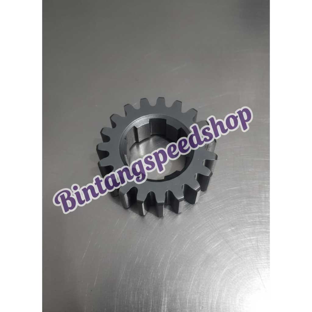 Rasio Racing Megapro/MP gigi 2 mata 19 lawan std