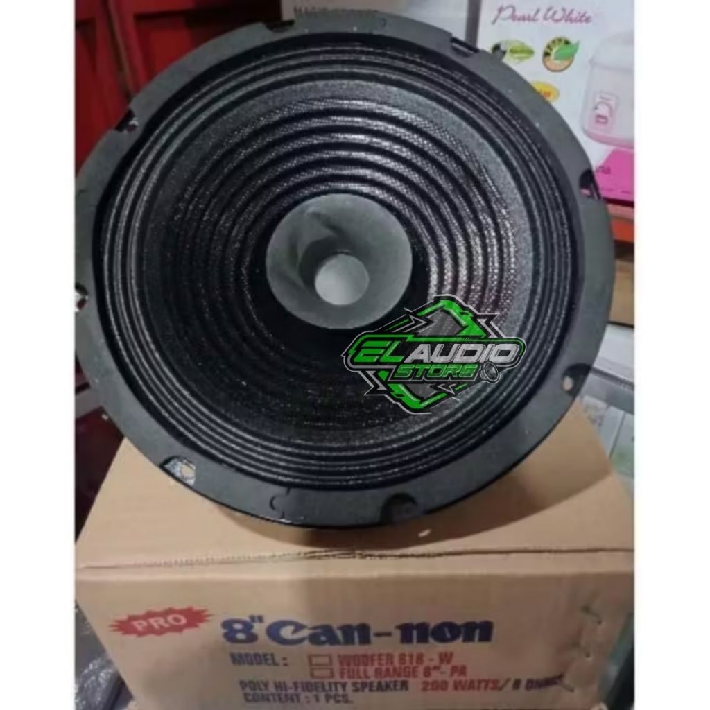 Speaker Cannon Pro 8 in Full range PA 200W 8 0hm Spiker 8"