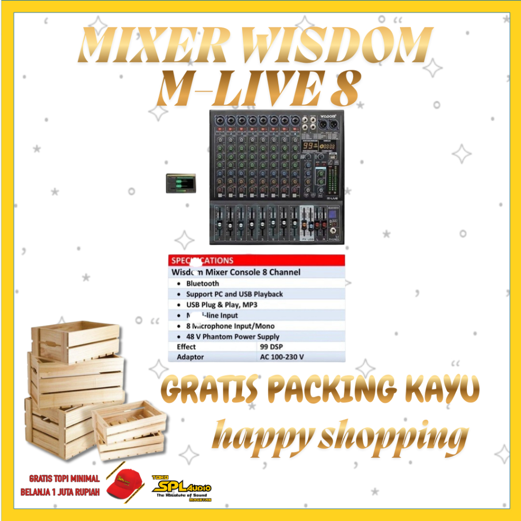 MIXER WISDOM M-LIVE8 Mlive8