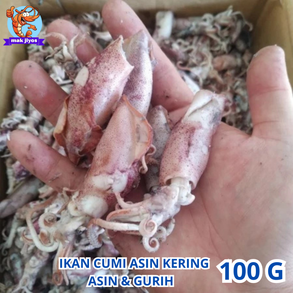 Cumi Sotong Kering 100 Gram Murah Ikan Asin Cumi Kering / Khas Rembang Gread A