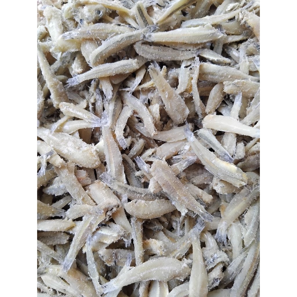 TERI JENGKI GUNDUL, TERI JENGKI TANPA KEPALA 1 kilo.