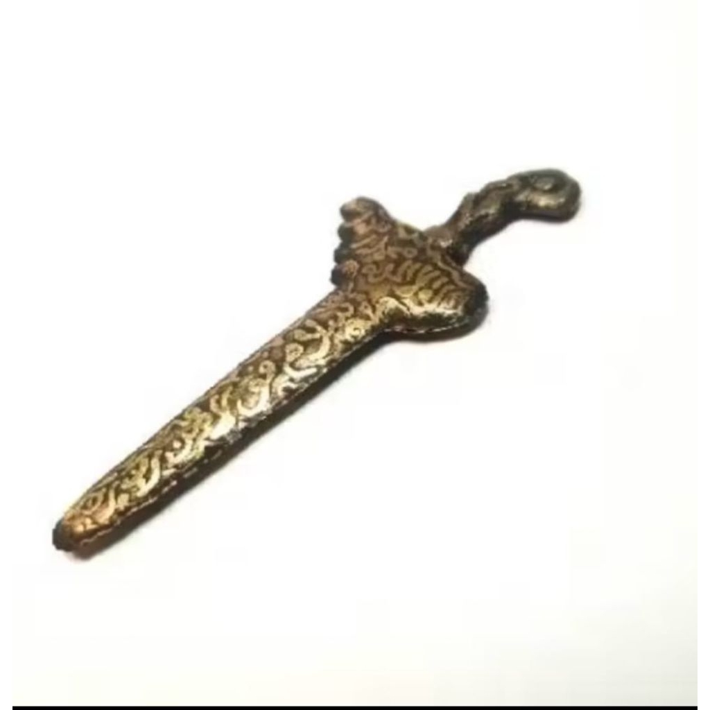 koleksi keris tembaga mini/keris lafaz arab kuningan mini