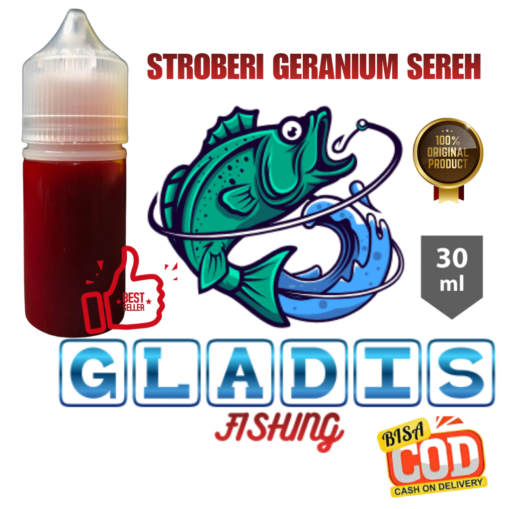 Essen Stroberi Geranium Sereh Umpan Mancing Jitu