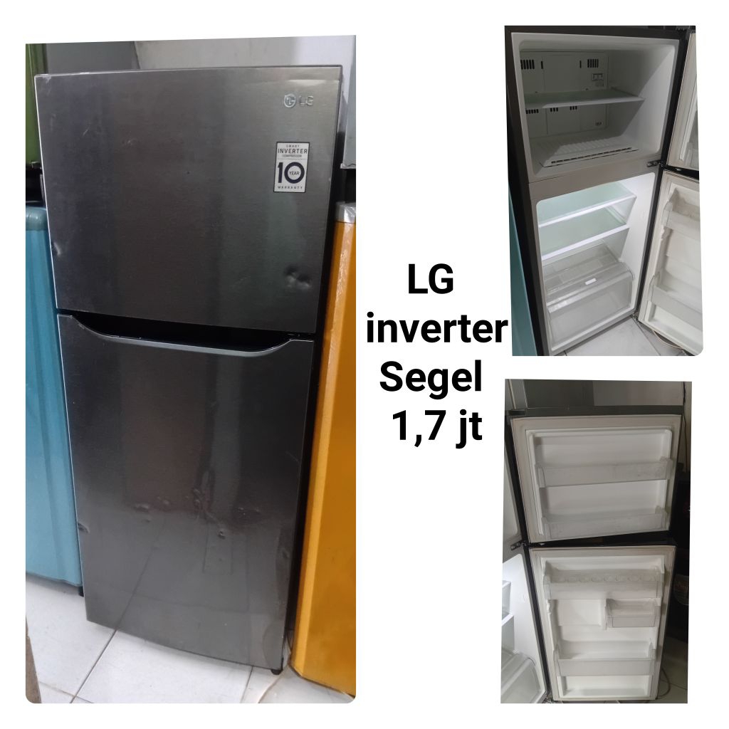 Kulkas 2pintu bekas bergaransi