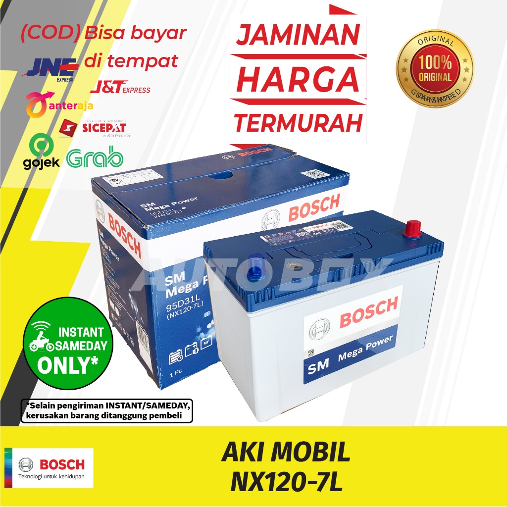 Aki Mobil Maintenace Free NX120-7L