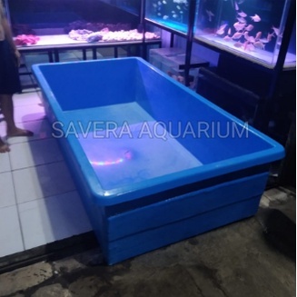 (JABODETABEK) BAK FIBER 200x100x40 CM - PENANGKARAN KOI - FREE ONGKIR JABODETABEK