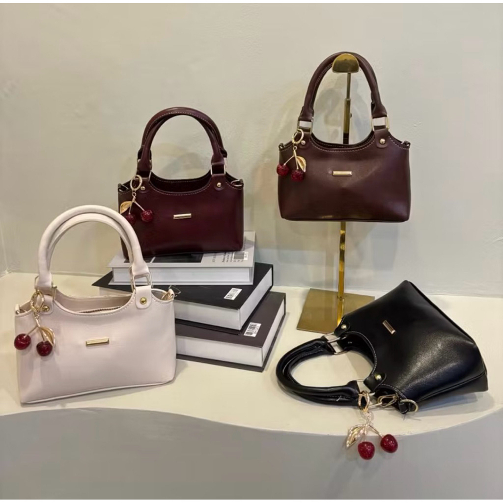 SUPPLIER TAS ARINKA Tas Wanita Keyna Free Gantungan Chery Mewah Selempang Jinjing Tas