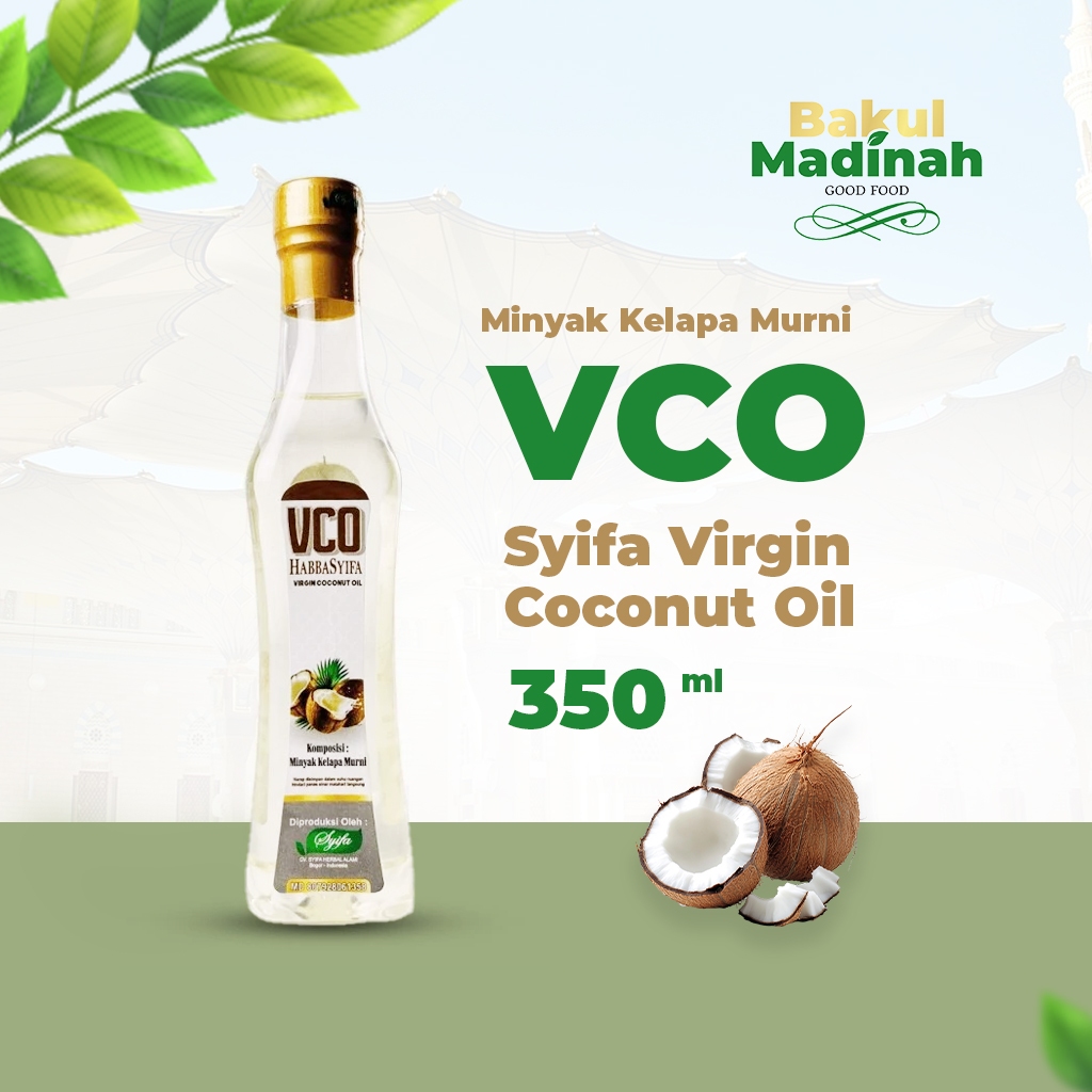 Bakul Madinah - Minyak Kelapa Murni VCO Syifa 350 ml - VCO Virgin Coconut Oil 350 ml