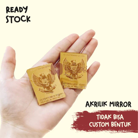 Replika Buku Nikah BARU Akrilik