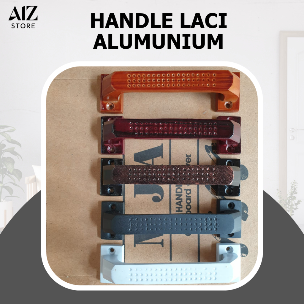 Handle Pintu Laci, Tarikan Pintu Gagang Pintu Lemari Alumunium Awet Panjang 12 cm