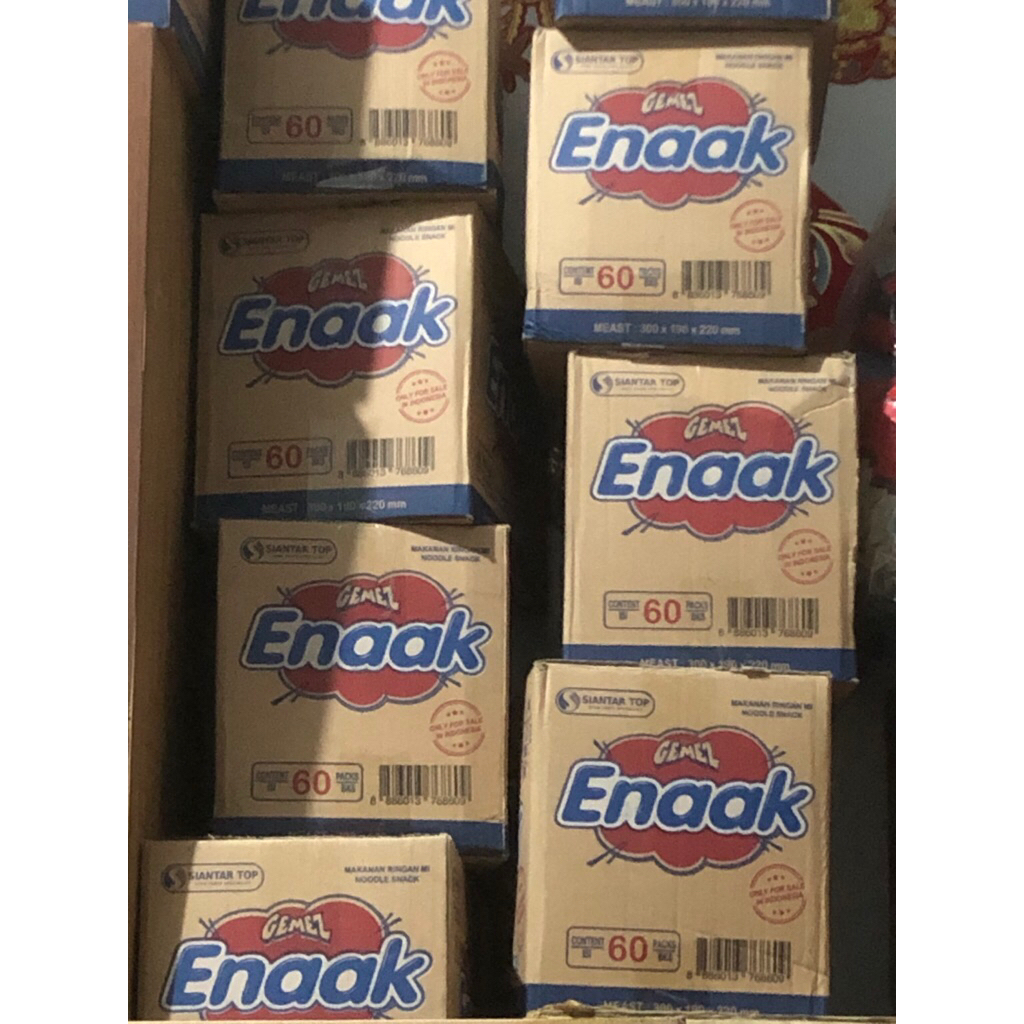 Mie gemez enaak snack mi 60pcs per dus