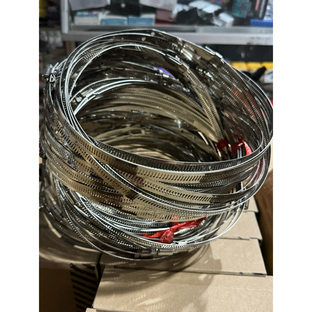 Klem Ring Cincin Besi Untuk Pengikat Ke Tiang