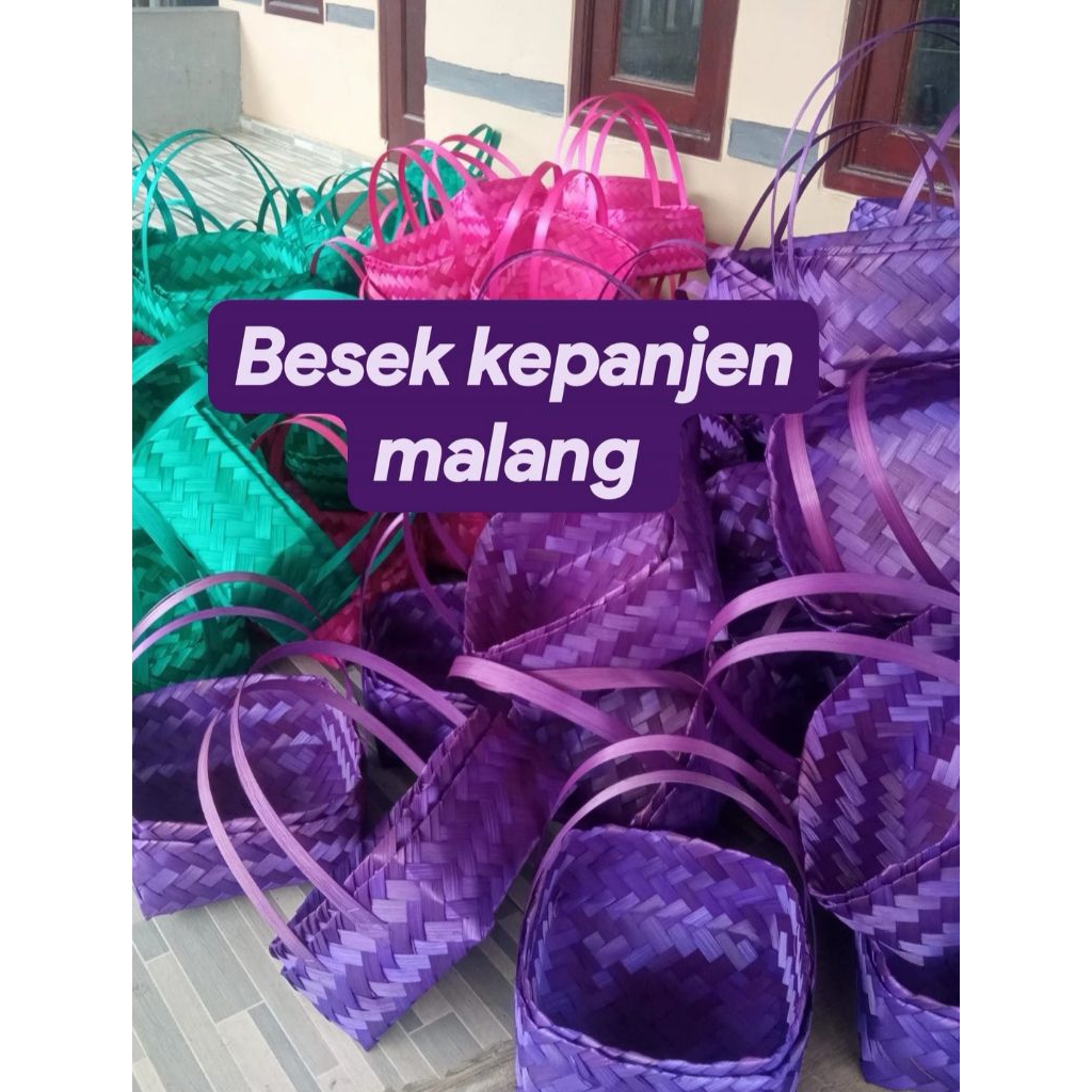 box hampers/besek/besek hampers/besek rantang/besek jinjing warna-warni
