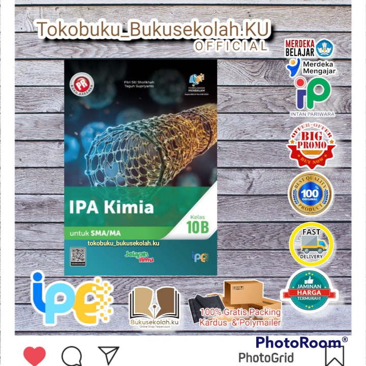 diskon Buku PR ASESMEN IPA KIMIA KELAS 10 Kur Merdeka SEMESTR 1&2 SMA/MA terbaru 2025 INTAN PARIWARA