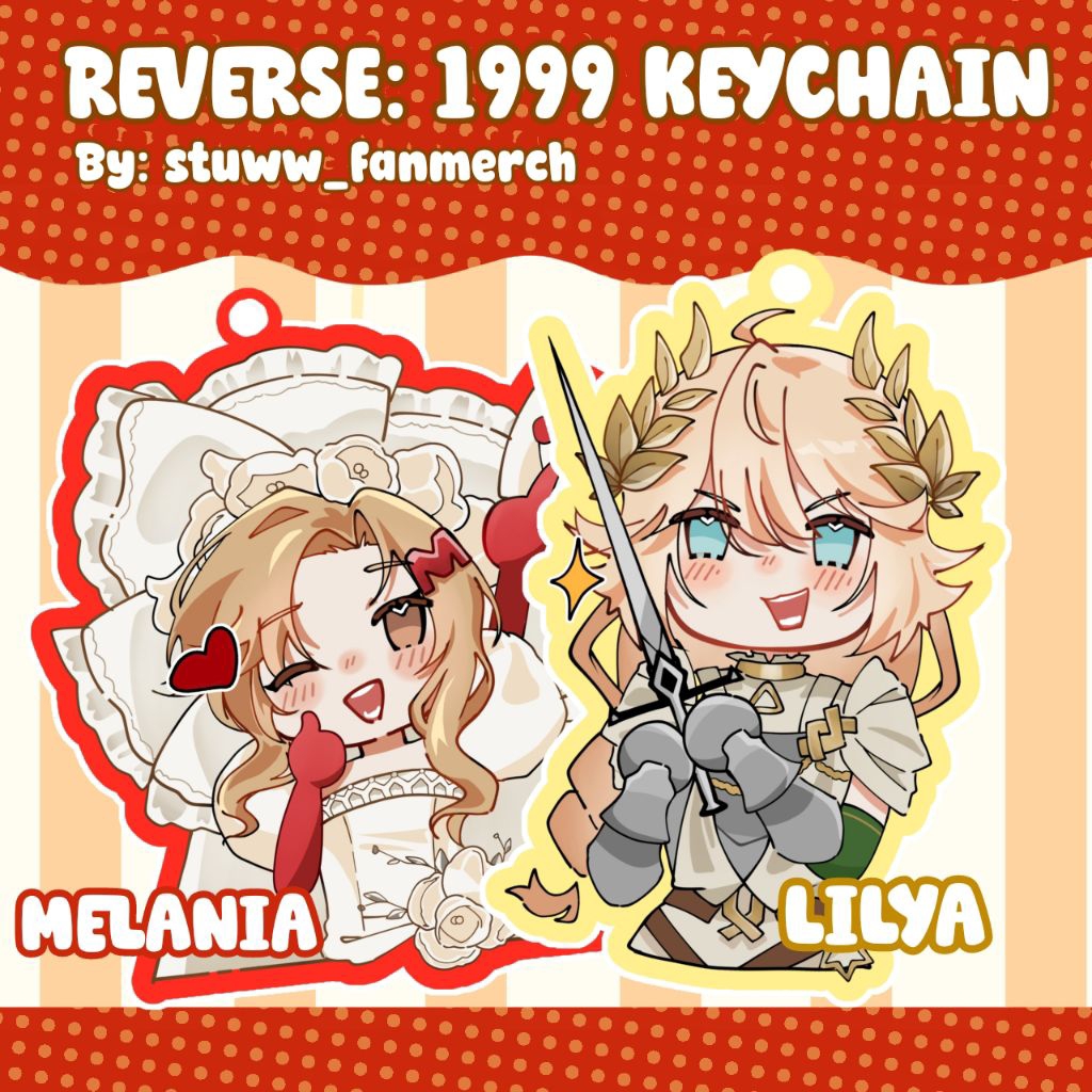 REVERSE: 1999 MELANIA & LILYA KEYCHAIN GARMENT