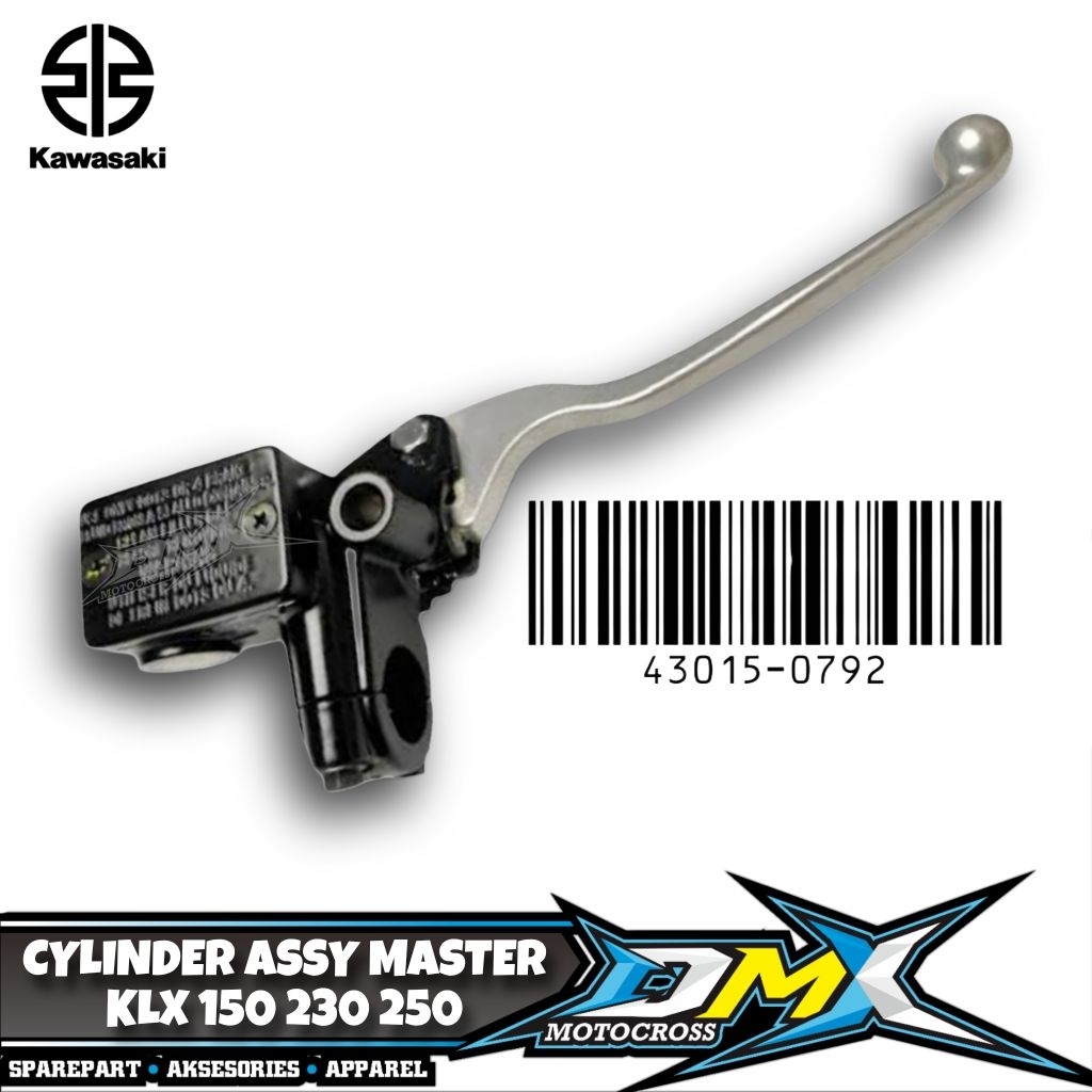 CYLINDER ASSY MASTER REM DEPAN KLX 150 KLX 230 KLX 250 ORIGINAL KAWASAKI 43015-0792