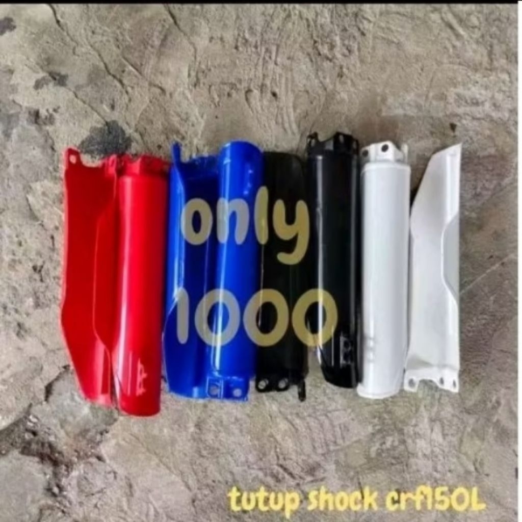 COVER SHOCK DEPAN CRF 150L TUTUP SHOCK DEPAN CRF150L FORK GUARD CRF 150 L SPAREPART TRAIL SUPERMOTO 