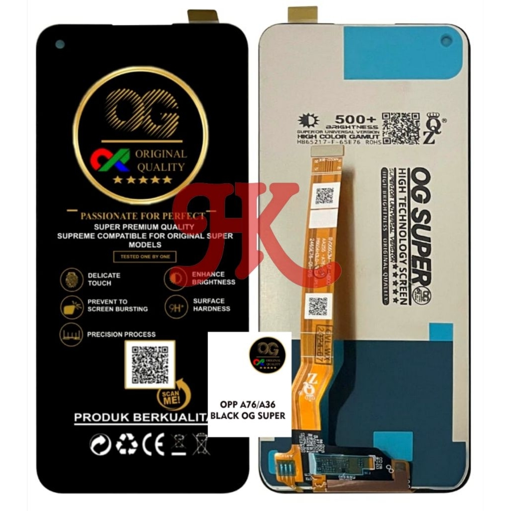 LCD OPPO A76 LCD TOUCHSCREEN OPPO A76/A36 LCD FULLSET ORIGINAL