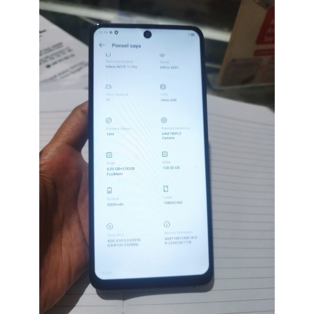 Infinix note 11 pro 8/128 murah