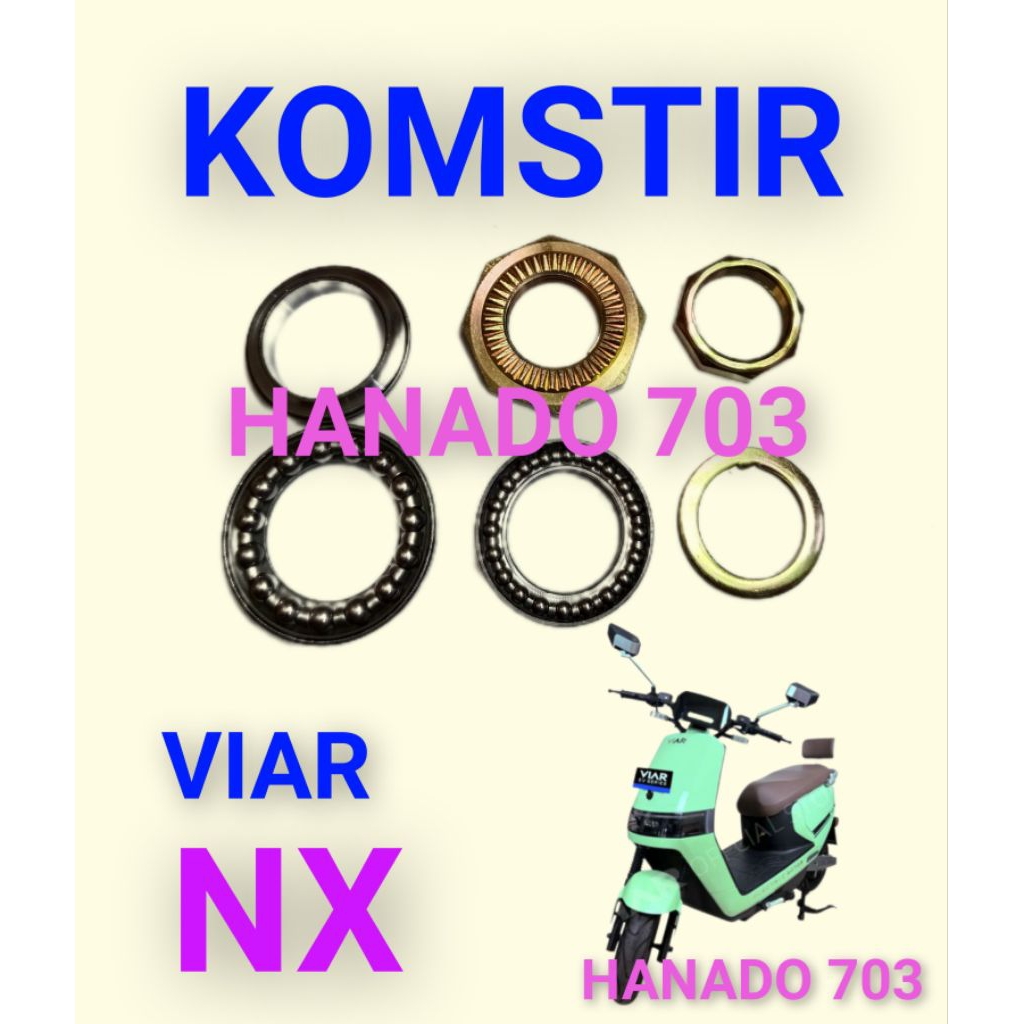 komstir sepeda listrik viar nx kones headset komfork motor listrik viar NX