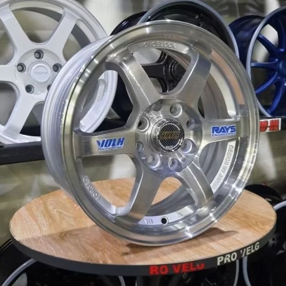 Velg Mobil Ring 14 PCD 4×100/114.3 Rep. VolkRays TE37 Racing Wheel Brave 619