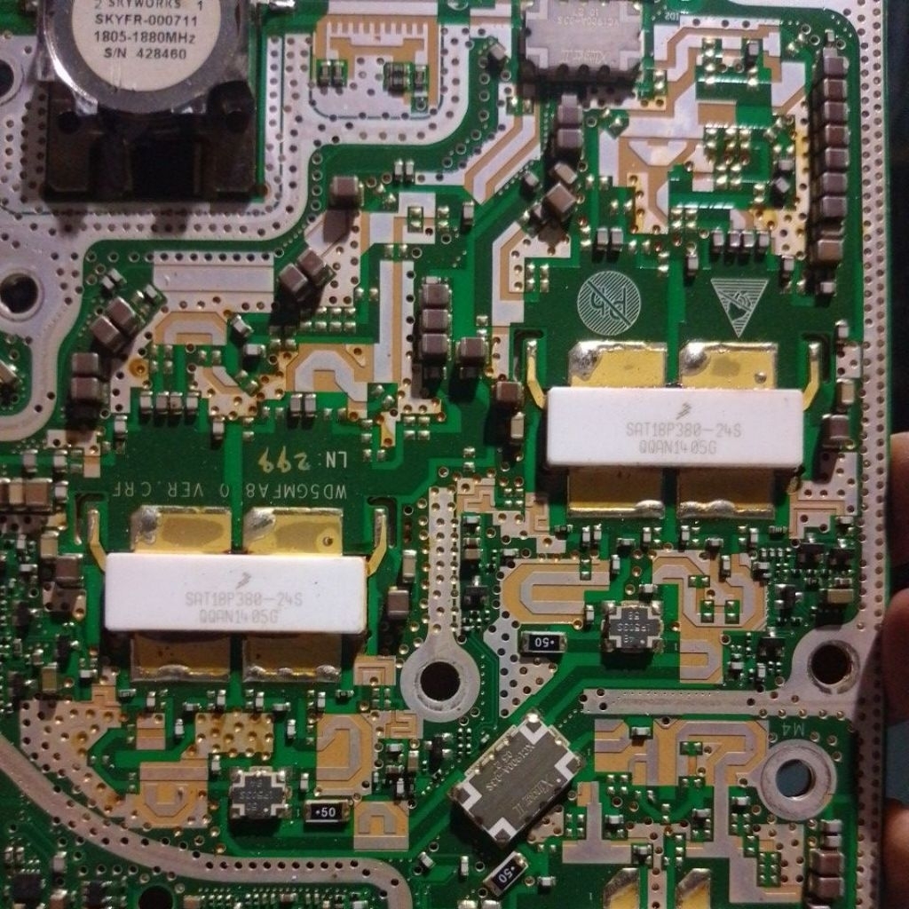 mosfet RF SAT18P380-24S + papan