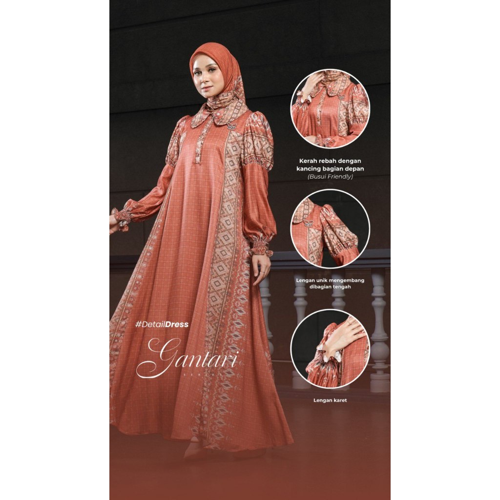 Arabelle Scarf Official/Gantari Series Dress/Gamis terbaru arabelle 2026