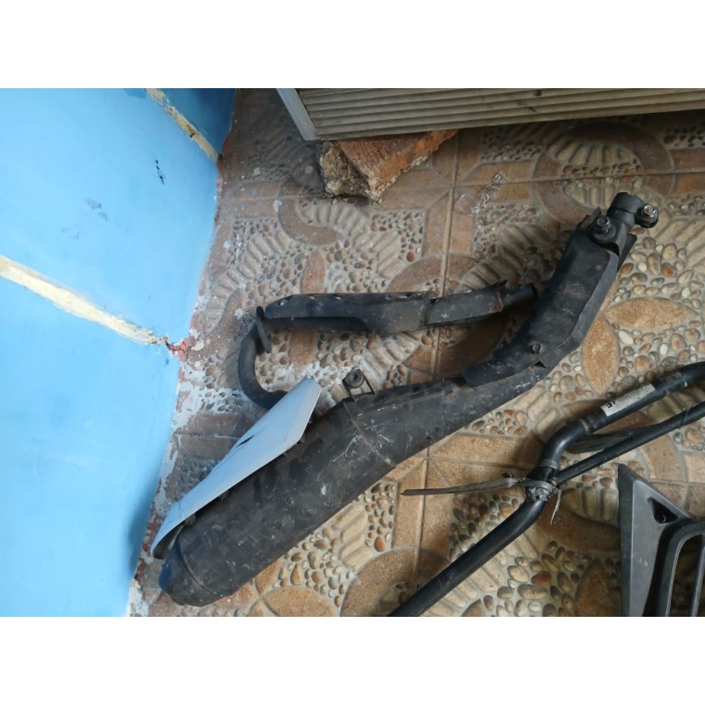 Knalpot original copotan CRF second