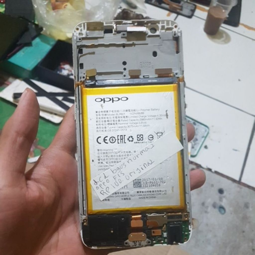 LCD Oppo F1S Original Cabutan